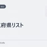 都道府県リスト