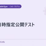 MT日時指定公開テスト