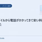 イーモバイルから電話がかかってきて安い料金を提示された