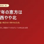 恵方巻きの方角2027年は北北西やや北|節分は2月3日(水)、恵方の決まり方と2036年までの一覧