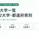 公立大学一覧【2026年】全102大学を地区・都道府県別に｜公立大学とは？
